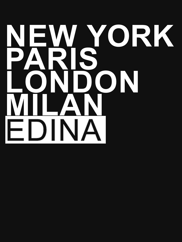 London Milan New York Los Angeles Paris T-Shirt