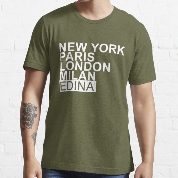 London Milan New York Los Angeles Paris T-Shirt