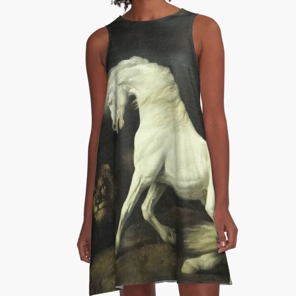 Vista previa del artículo con la obra «Un caballo asustado - George Stubbs», diseñado y vendido por Vintage Designs +.