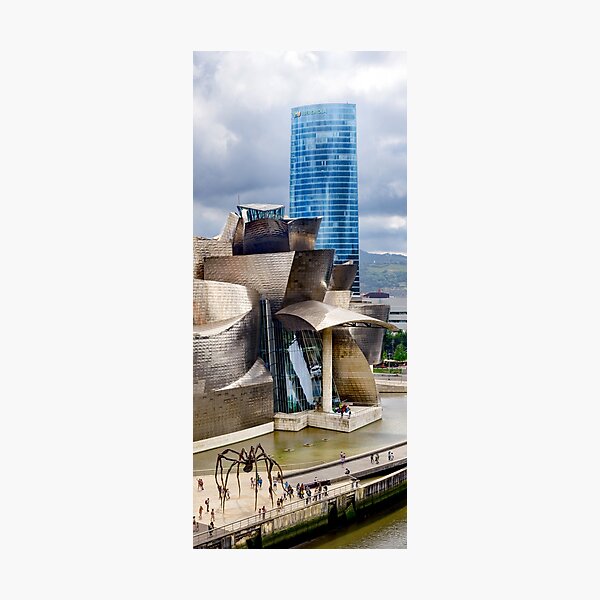 Guggenheim Museum Bilbao and Iberdrola Tower Photographic Print