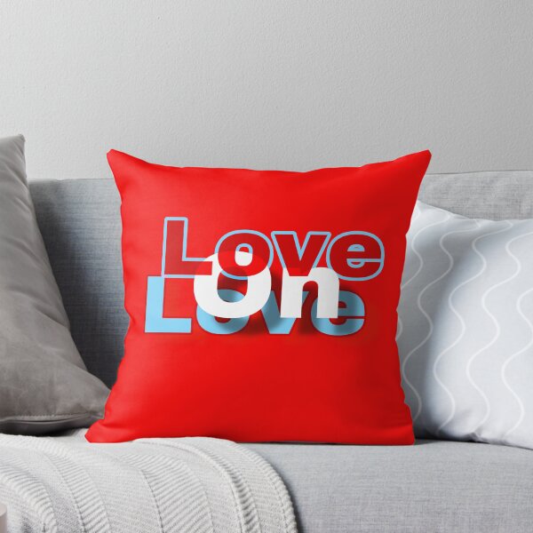 Item preview, red white blue love on love text  designed and sold by Khala.