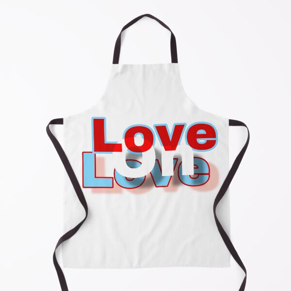 Item preview, red white blue love on love text designed and sold by Khala.