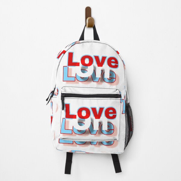 Item preview, red white blue love on love text designed and sold by Khala.