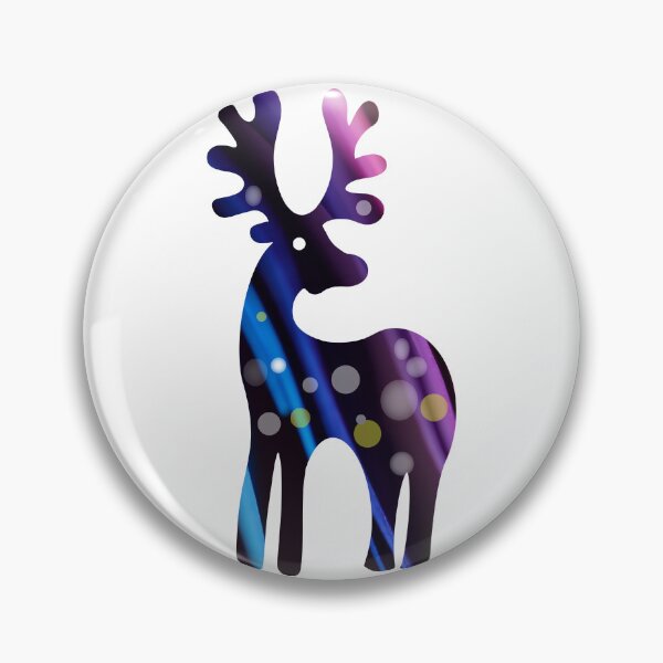 Item preview, Colorful Christmas reindeer  designed and sold by Emi Yañez.