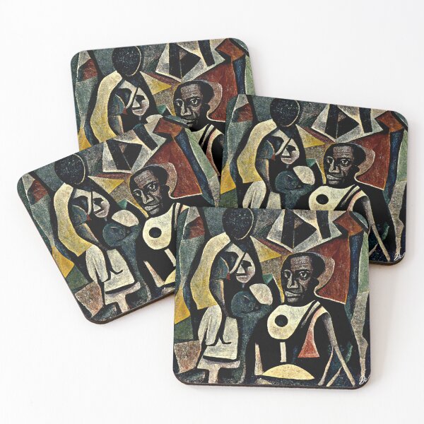 Item preview, Black Family_In_Colour_Picasso Style designed and sold by GambiJoop.
