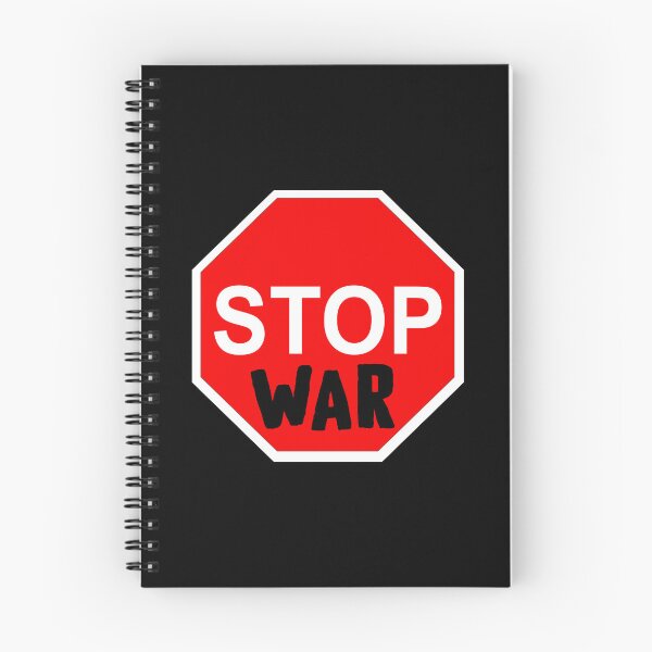 Item preview, stop war graffiti designed and sold by Buddyboutique.