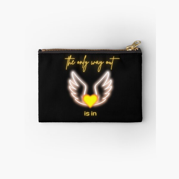Item preview, Winged Neon Heart, The Only Way Out is in T-shirt designed and sold by MagicWolfStar.