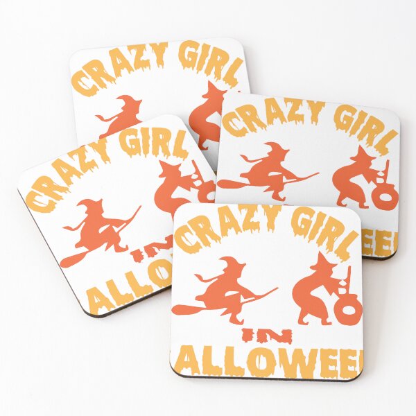 Item preview, Crazy Girl in Halloween designed and sold by nabashop.