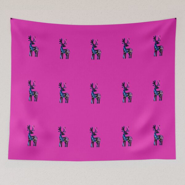 Item preview, Colorful Christmas reindeer  designed and sold by Emi Yañez.