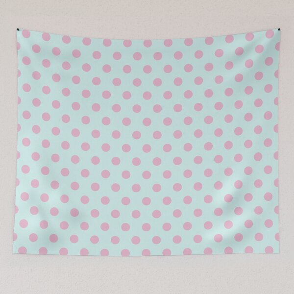 Item preview, Baby Pink and Light Blue Polka Dots designed and sold by patterniastudio.