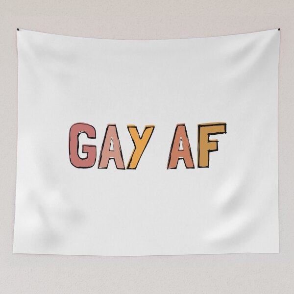 Item preview, GAY AF | FUN FALL GAY AF designed and sold by Festive Feminist.