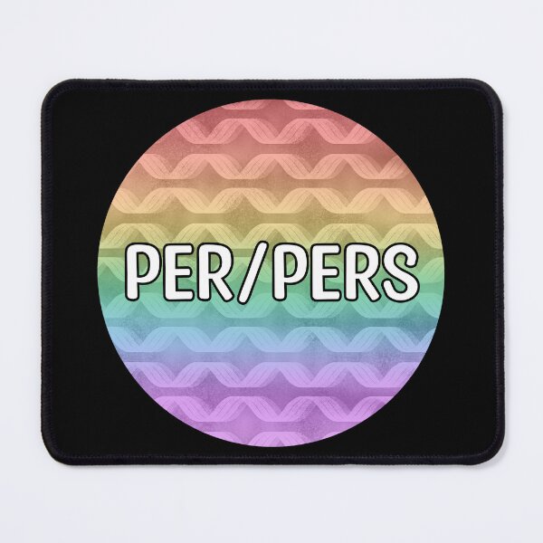 Item preview, Per/Pers Rainbow Pronouns designed and sold by Mickey Kyan.