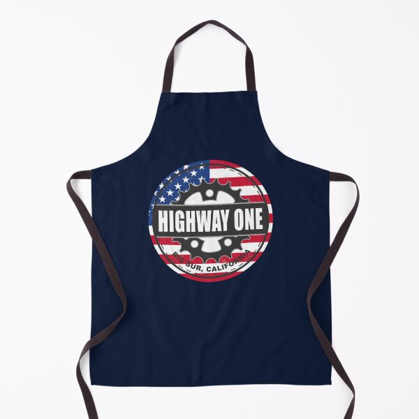 Item preview, Highway One US Vintage Flag Color Cycling Design designed and sold by CynthiaGraphics.