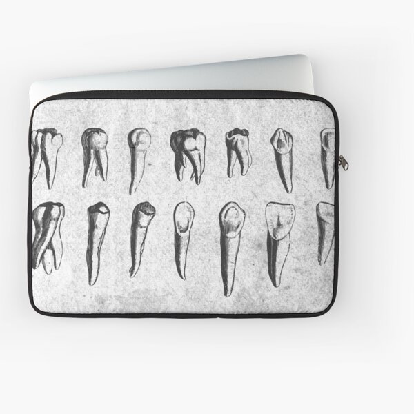 Item preview, Teeth! - Dental Theme Vintage Engraving in Grey, Black and White designed and sold by MadZakkaGraphic.