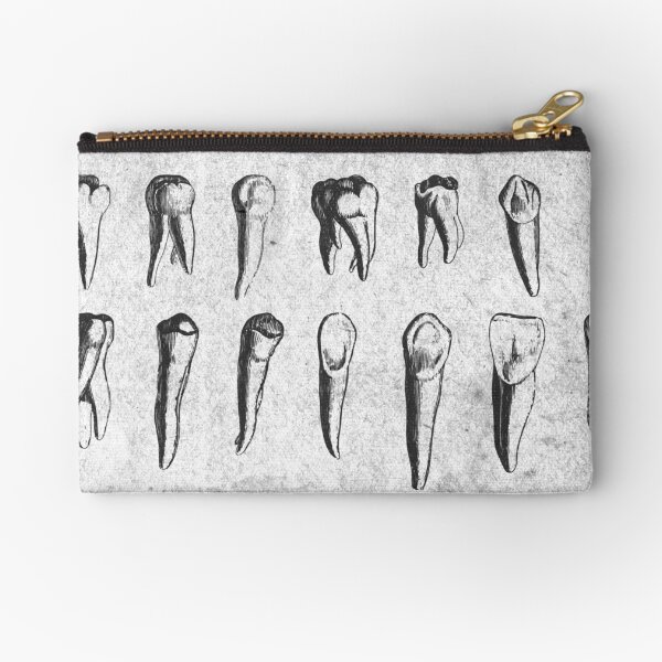 Item preview, Teeth! - Dental Theme Vintage Engraving in Grey, Black and White designed and sold by MadZakkaGraphic.