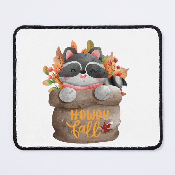 Item preview,  I love fall. HOWDY fall, raccoon designed and sold by Tiny-Love ⭐⭐⭐⭐⭐.