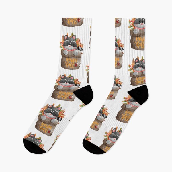 Item preview,  I love fall. HOWDY fall, raccoon designed and sold by Tiny-Love ⭐⭐⭐⭐⭐.