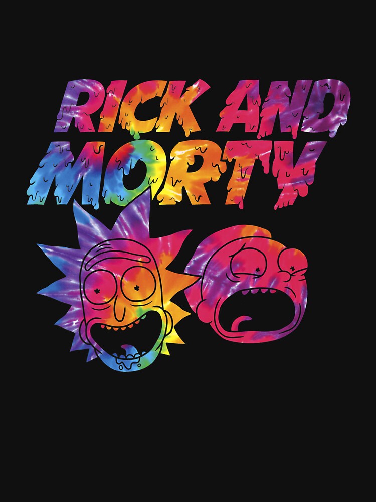 Discover Rick And Morty Tie Dye Drip Graphic Essential T-Shirt