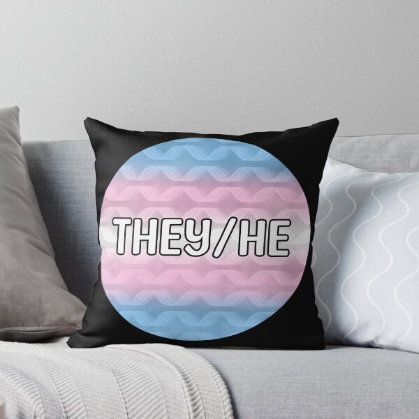 Item preview, They/He Transgender Pride Pronouns designed and sold by Mickey Kyan.