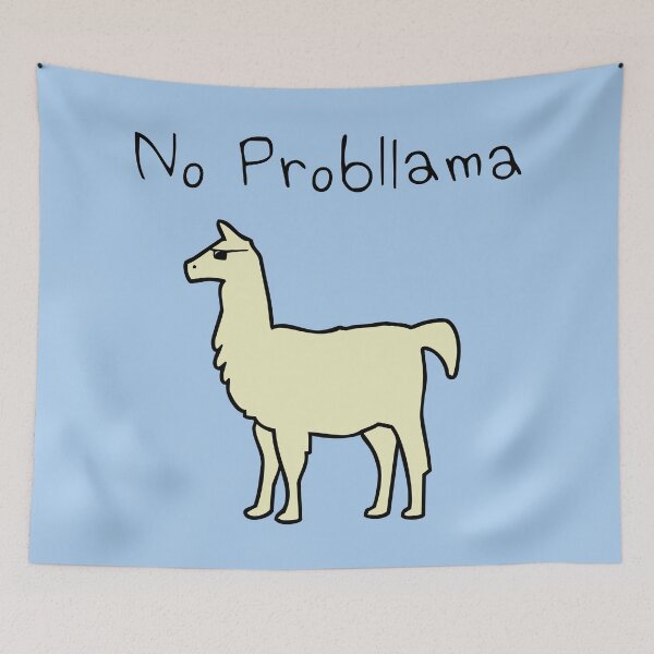 Item preview, No Probllama designed and sold by jezkemp.