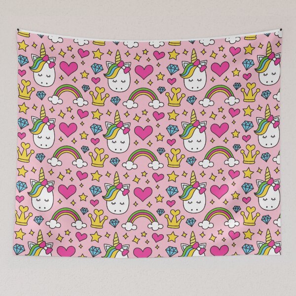 Item preview, Unicorns pattern designed and sold by Tiny-Love ⭐⭐⭐⭐⭐.
