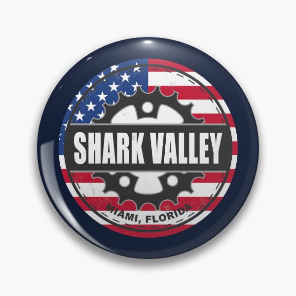 Item preview, Shark Valley Trail US Vintage Flag Color Cycling Design designed and sold by CynthiaGraphics.