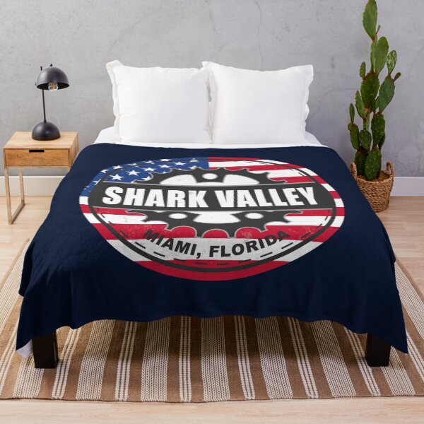 Item preview, Shark Valley Trail US Vintage Flag Color Cycling Design designed and sold by CynthiaGraphics.