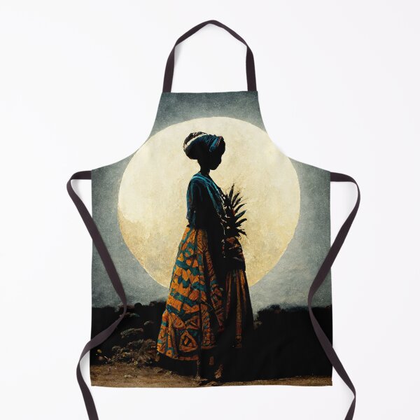 Item preview, African Fula Woman In Full Moon designed and sold by GambiJoop.