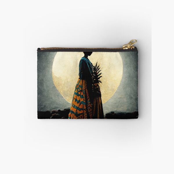 Item preview, African Fula Woman In Full Moon designed and sold by GambiJoop.