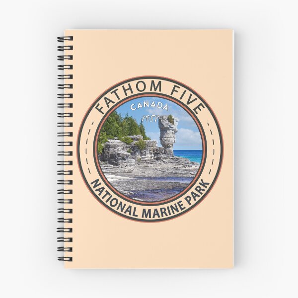 Item preview, Fathom Five National Marine Park Canada Badge designed and sold by KrisSidDesigns.