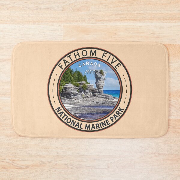 Item preview, Fathom Five National Marine Park Canada Badge designed and sold by KrisSidDesigns.