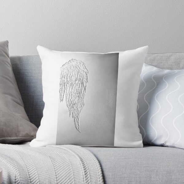 Angel Wing by Valerie Throw Pillow