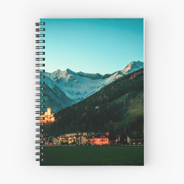 Item preview, Campo Tures castle with white mountains behind designed and sold by zakaz86.