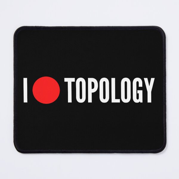 Item preview, I love topology math geek joke - black oneline designed and sold by ArtsySue.
