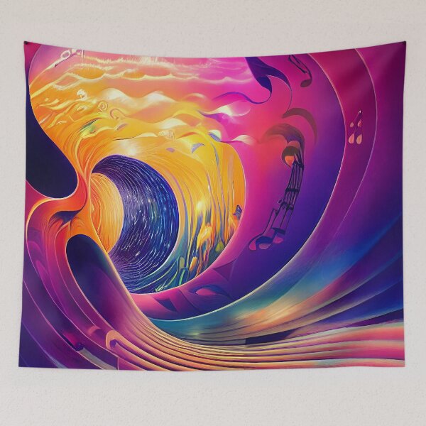 Item preview, Surrealistic Sound Waves designed and sold by KOTOdesign.