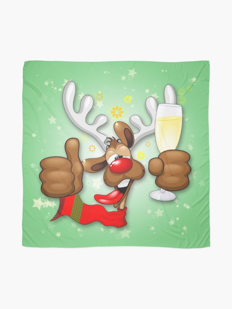 Reindeer Drunk Funny Christmas Character