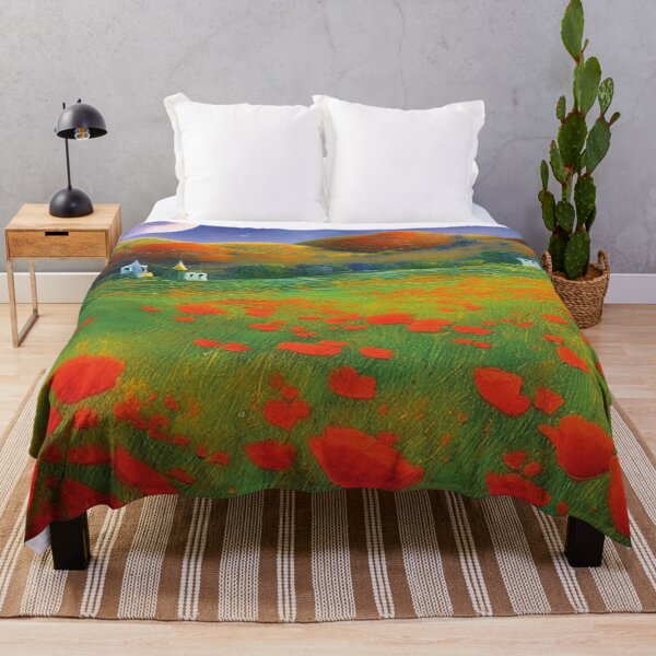 Item preview, French Flower Fields Poppy 1 - Castle designed and sold by ThajaFloecky.