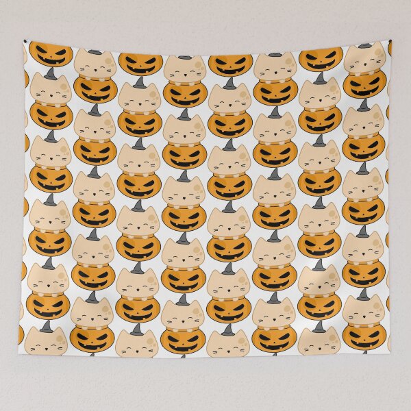 Item preview, Cute pumpkin kitty designed and sold by yudoodliez.