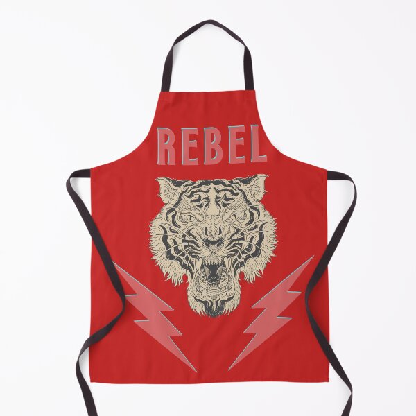 Item preview, Rebel tiger head and lightening bolt design designed and sold by AliceAllTheTime.