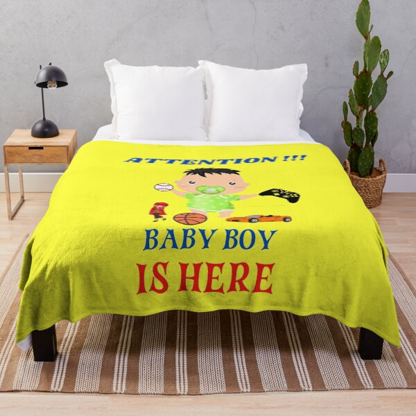 Item preview, Attention Baby Boy Is Here Funny T-Shirt designed and sold by netdota.