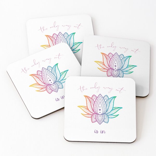 Item preview, Colorful Lotus Flower, The Only Way Out is in Bucket Hat designed and sold by MagicWolfStar.