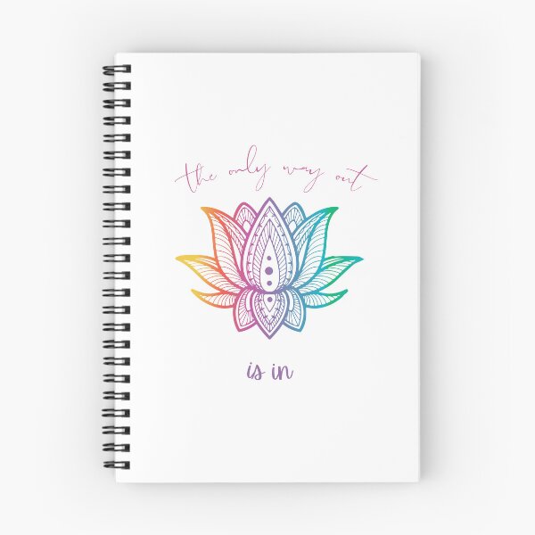 Item preview, Colorful Lotus Flower, The Only Way Out is in Bucket Hat designed and sold by MagicWolfStar.