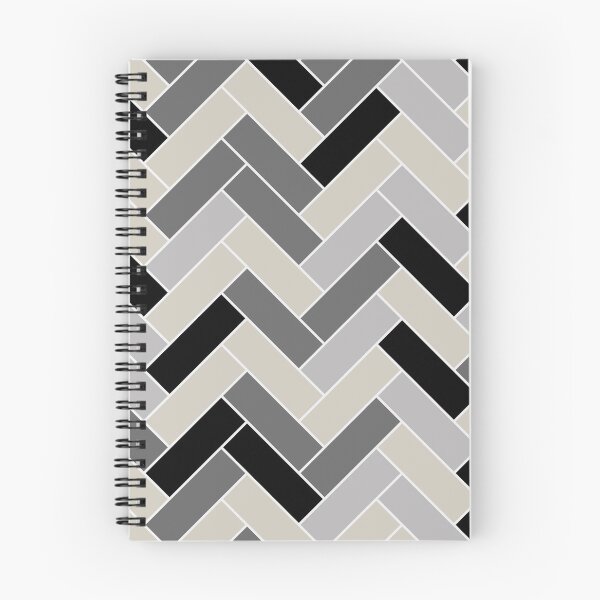 Item preview, Gray Tan Black Gray Herringbone Pattern Pairs Valspar 2023 COTY Villa Grey 6005-1B designed and sold by ColorOfTheYears.