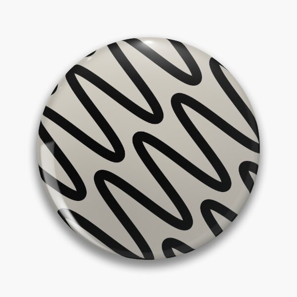 Artikelvorschau, Gray Tan Black Minimal Diagonal Zigzag Stripe Pattern Pairs Valspar 2023 COTY Villa Grey 6005-1B entworfen und verkauft von ColorOfTheYears.
