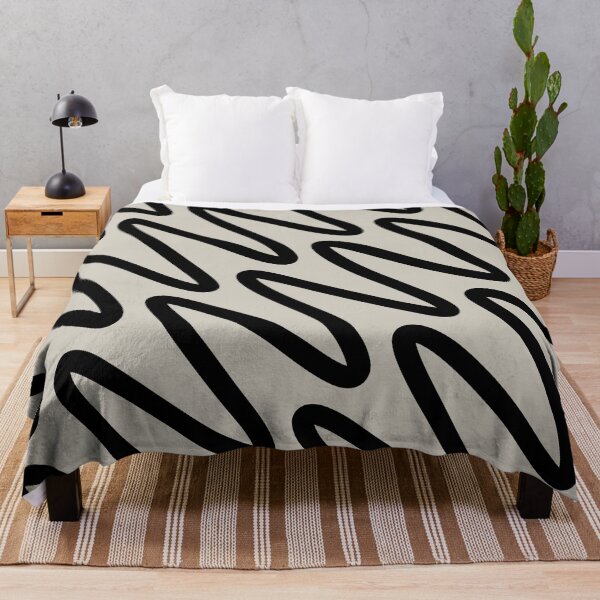 Item preview, Gray Tan Black Minimal Diagonal Zigzag Stripe Pattern Pairs Valspar 2023 COTY Villa Grey 6005-1B designed and sold by ColorOfTheYears.
