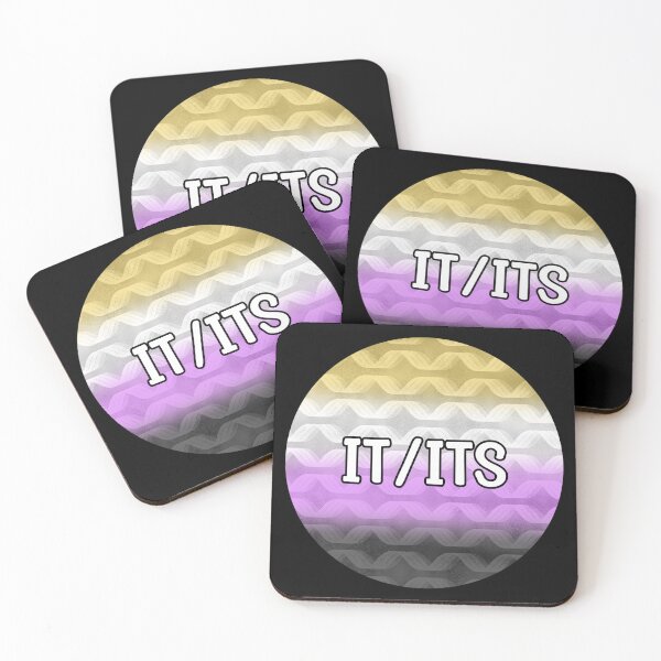 Item preview, It/Its Nonbinary Pride Pronouns designed and sold by Mickey Kyan.