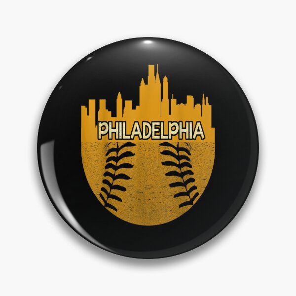 Artikelvorschau, Vintage Philadelphia Baseball Skyline Retro Philly Stadtbild entworfen und verkauft von beunique5.