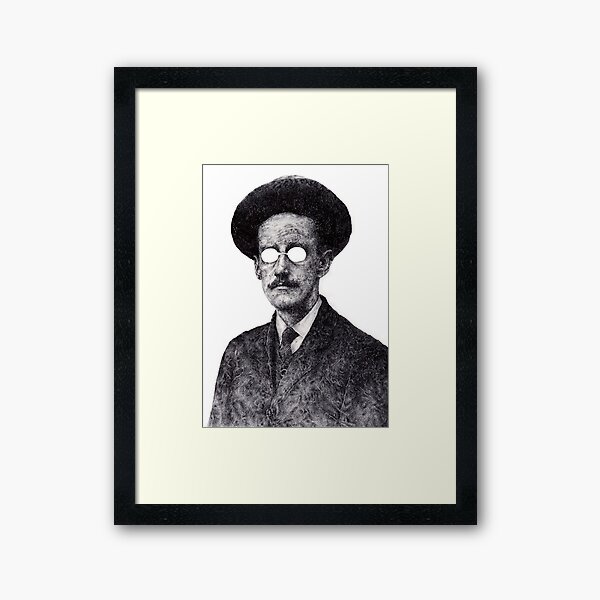 James Joyce - Irish Author Framed Art Print
