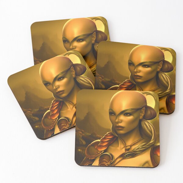 Item preview, Cyborg female | Fantasy Portrait of a cyborg woman designed and sold by LenaKiagia.