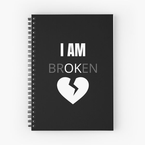 Item preview, I Am Broken OK Art Design Draw Street Art Text designed and sold by BK-Fishing.